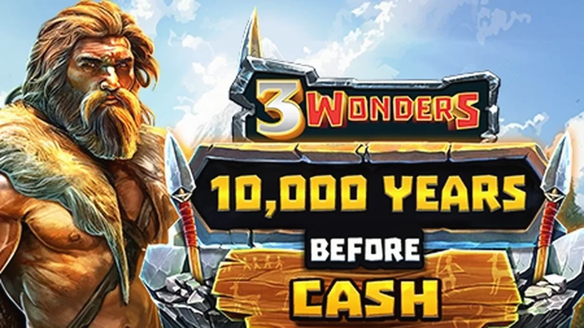 Cenário pré-histórico do slot 10,000 Years Before Cash